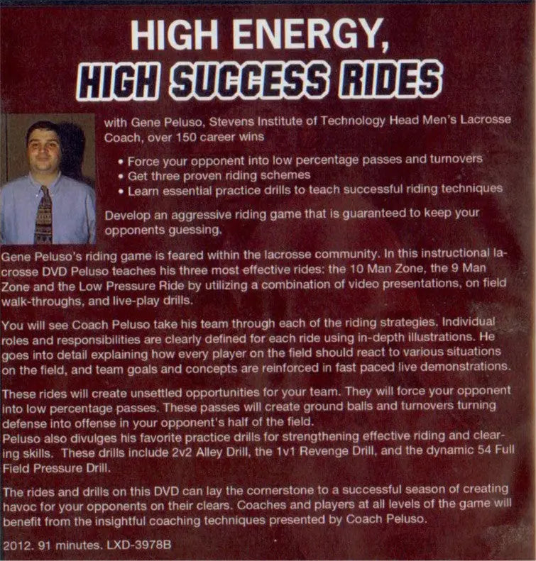 (Rental)-High Energy, High Success Rides Gene Peluso
