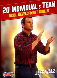 Thumbnail for 20 Individual & Team Skill Development Drills by Jeff Walz Instructional Basketball Coaching Video