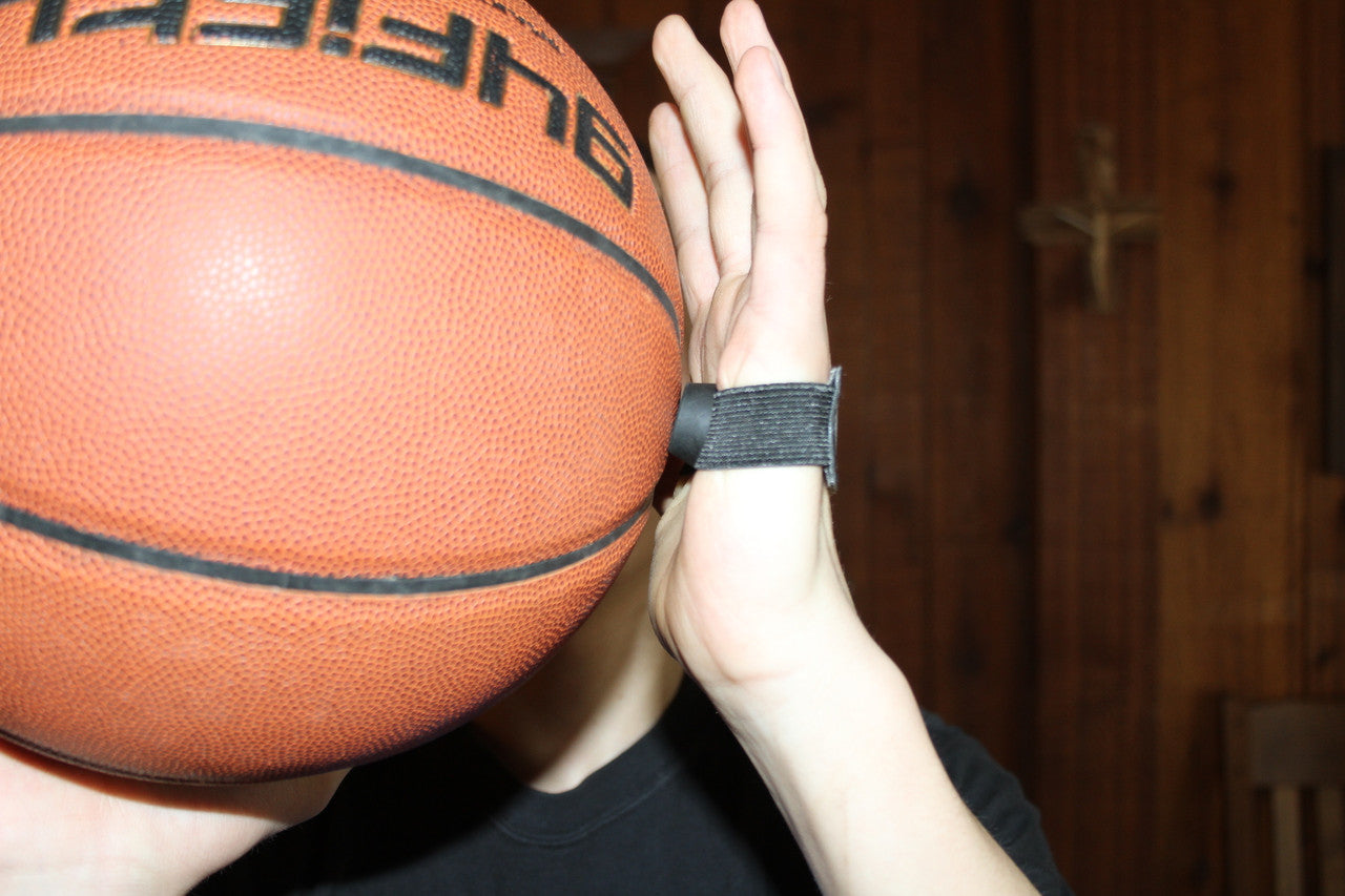 Wear one on your non-shooting hand to keep the ball off your palm.