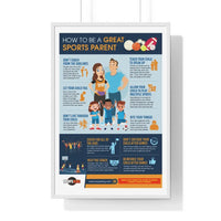 Thumbnail for How to Be a Great Sports Parent Infographic - Premium Framed Vertical Poster HoopsKing