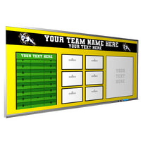 Thumbnail for Football Wall Mounted Locker Room Magnetic Whiteboard