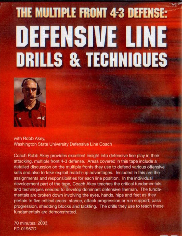 (Rental)-The Multiple Front 4-3 Defense:defensive Line