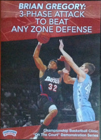 Thumbnail for 3--phase Attack To Beat Any Zone Defense by Brian Gregory Instructional Basketball Coaching Video