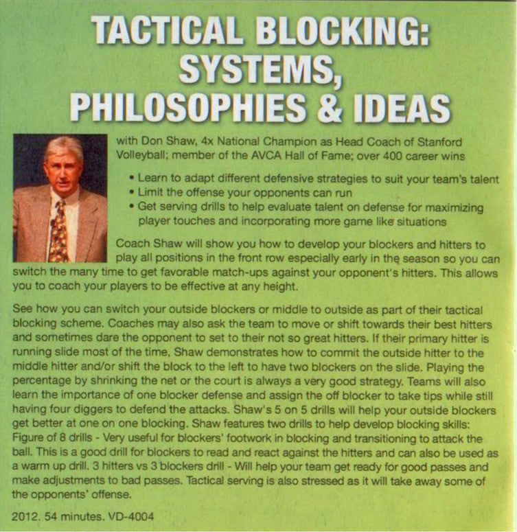 (Rental)-TACTICAL BLOCKING: SYSTEMS, PHILOSOPHIES & IDEAS