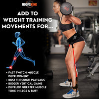 Thumbnail for add resistance bands to squats weight lifting moves