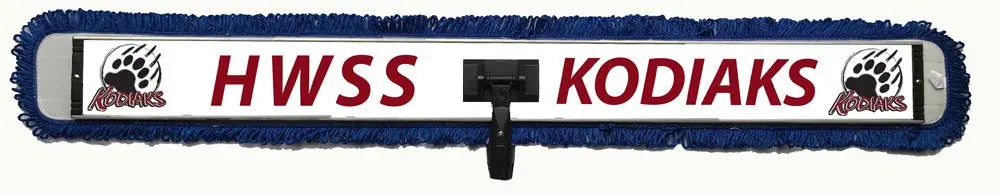 custom 48x6 microfiber sweat mop basketball volleyball gym school hospital