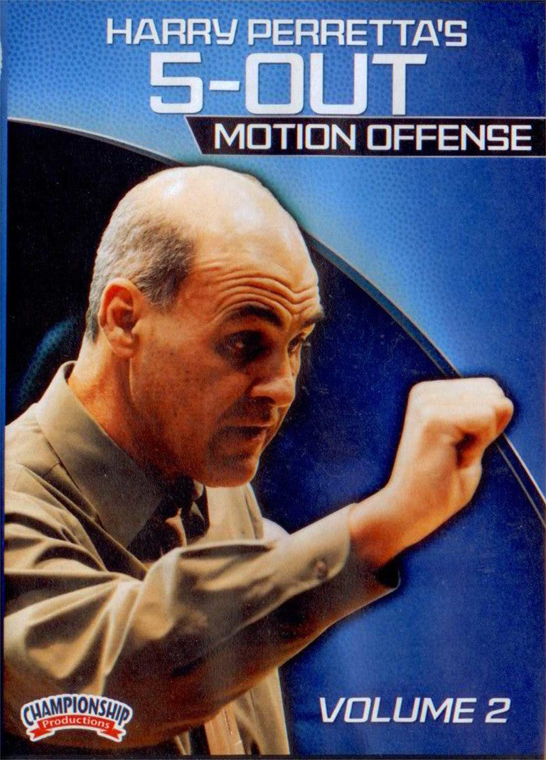 Harry Perretta's 5 Out Motion Offense Vol. 2 by Harry Perretta Instructional Basketball Coaching Video
