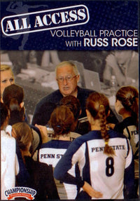 Thumbnail for ALL ACCESS VOLLEYBALL PRACTICE WITH RUSS ROSE by Russ Rose Instructional Volleyball Coaching Video