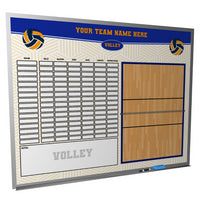 Thumbnail for custom volleyball whiteboard magnetic dry erase 