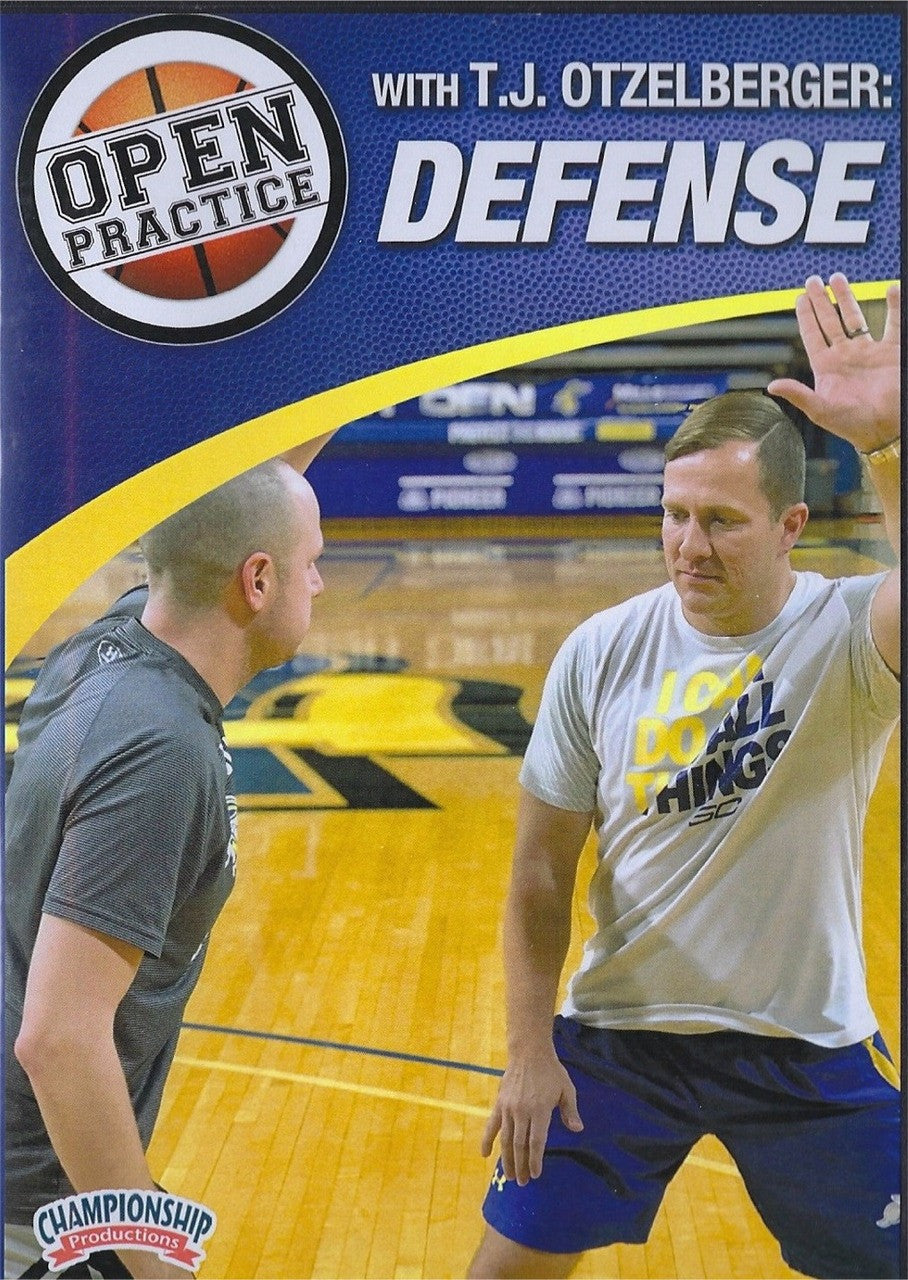 Open Basketball Practice with T.J. Otzelberger Defense by T.J. Otzelberger Instructional Basketball Coaching Video