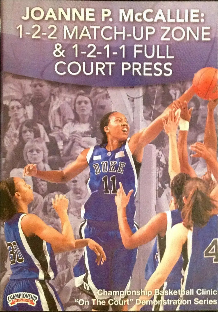 1--2--2 Match Up Zone & 1--2--1--1 Full Court Press by Joanne McCallie Instructional Basketball Coaching Video