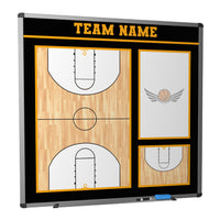 Thumbnail for Custom Wall Mounted Basketball locker room whiteboard 48 X 48