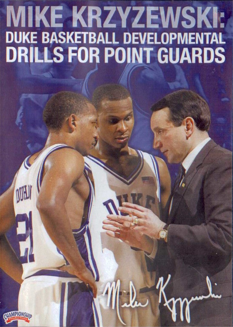 Coach K: Point Guards by Mike Krzyzewski Instructional Basketball Coaching Video