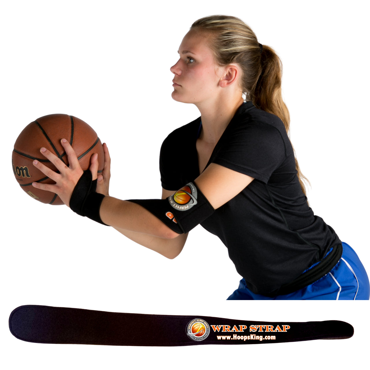 Wrap Strap Off Hand basketball shooting aid