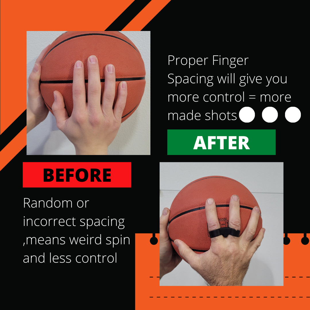 Basketball Shot Finger Spacer Training Aid