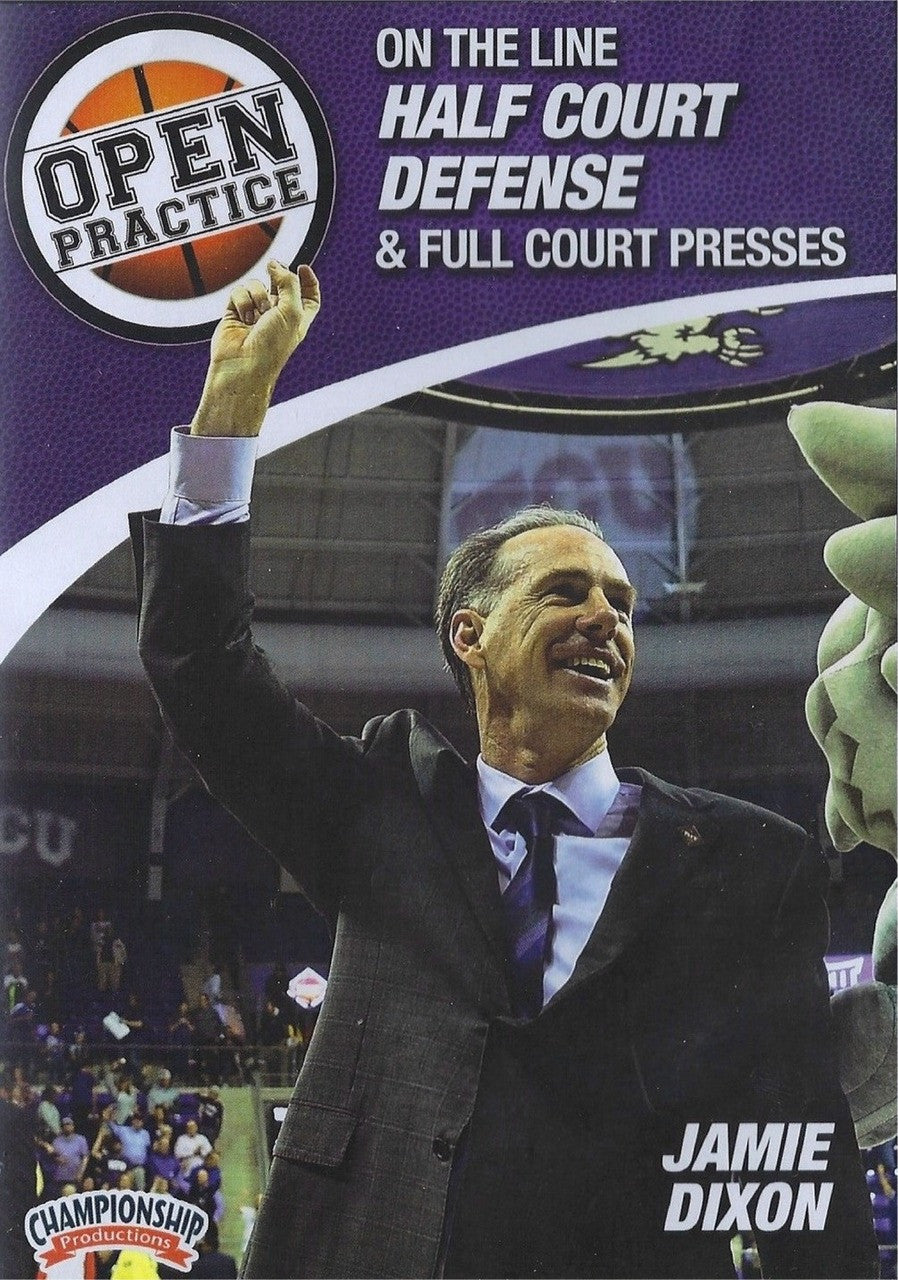 On The Line Half Court Defense & Full Court Presses by Jamie Dixon Instructional Basketball Coaching Video