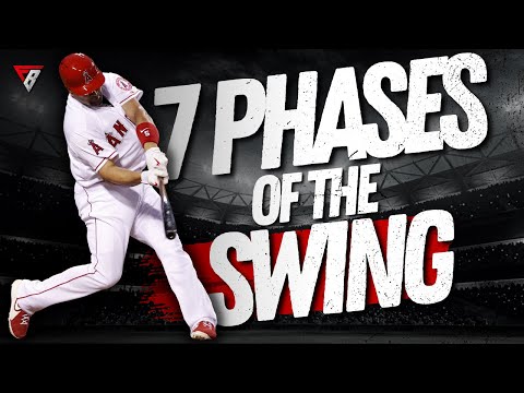 Baseball hitter driving through the swing with powerful hip rotation