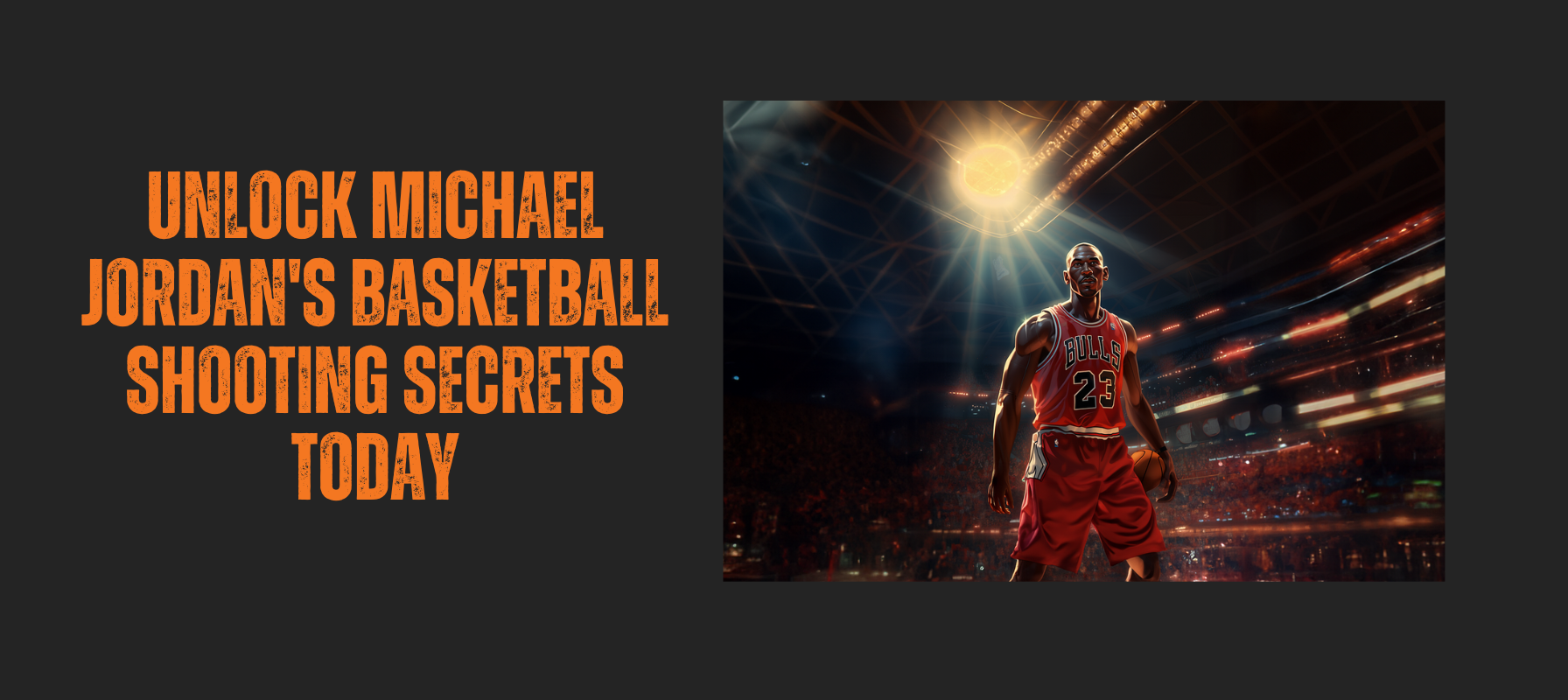 Michael Jordan Basketball Shooting