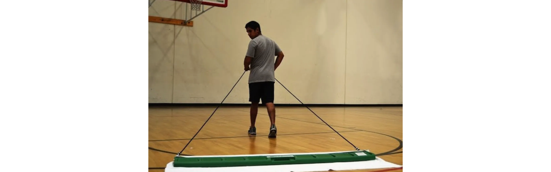 clean a gym floor