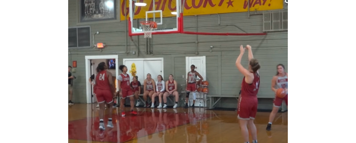 Green Light Shooting Basketball