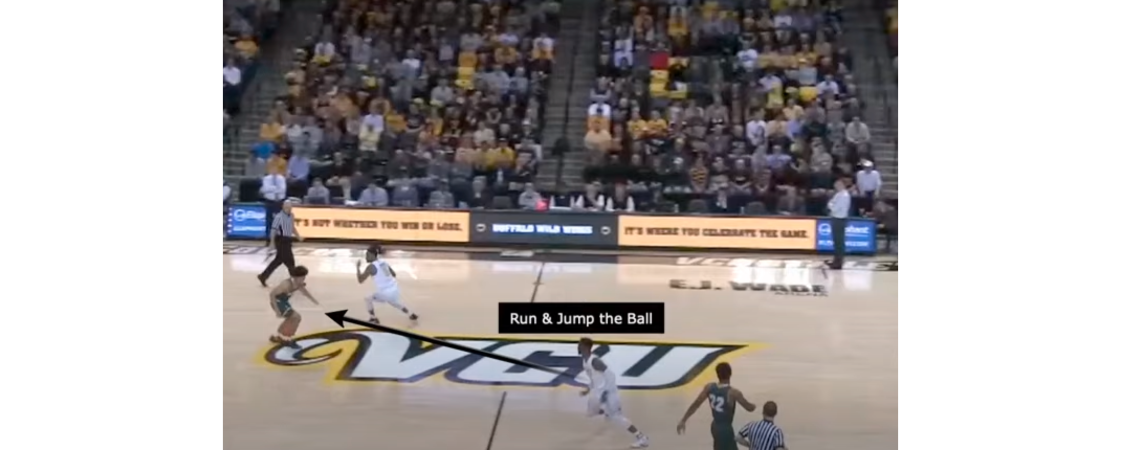 Run Jump Defense Basketball