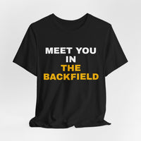 Thumbnail for Meet You In The Backfield — Football T-Shirt