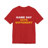 Thumbnail for Game Day Hits Different — Football T-Shirt