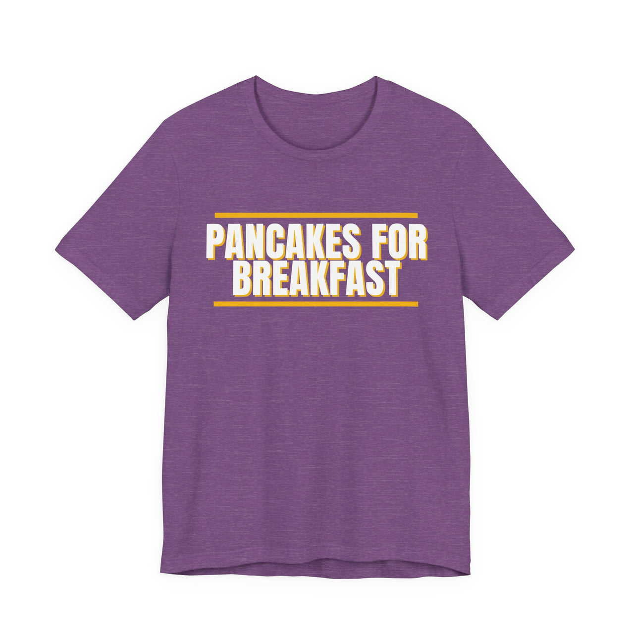 Pancakes For Breakfast — Football T-Shirt