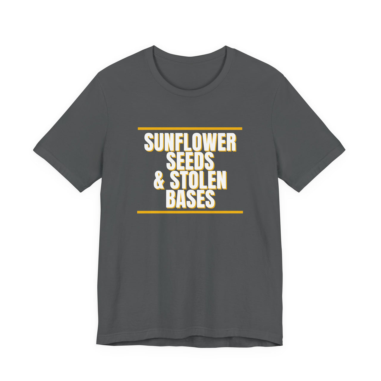 Sunflower Seeds & Stolen Bases — Baseball T-Shirt