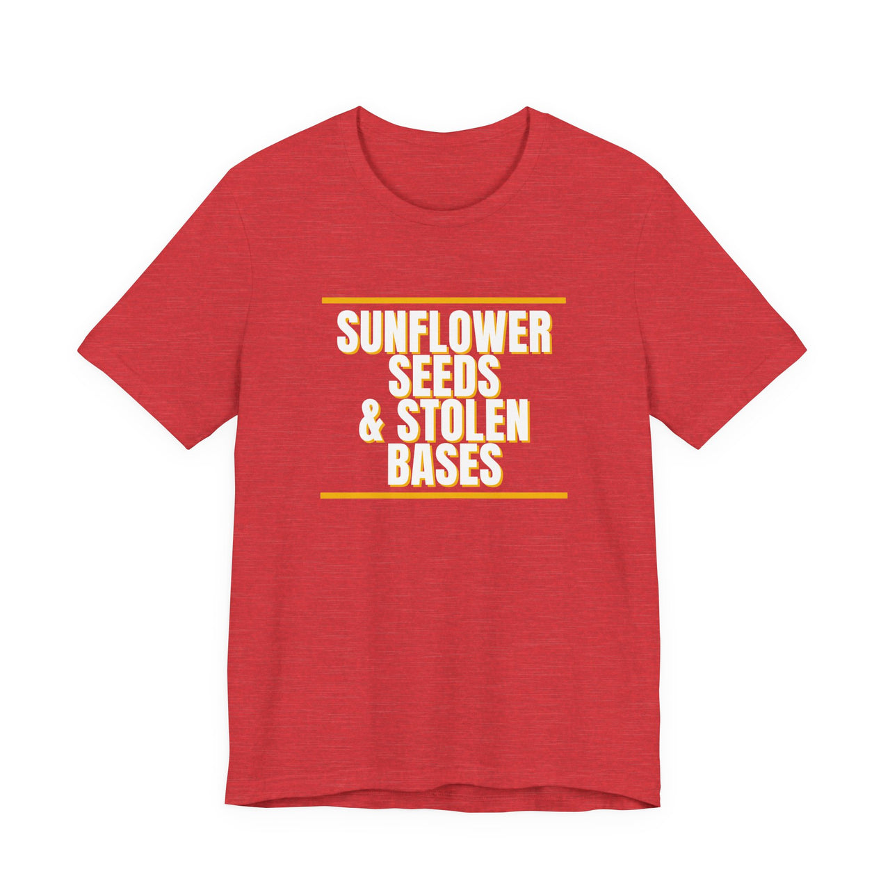 Sunflower Seeds & Stolen Bases — Baseball T-Shirt