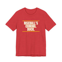 Thumbnail for Riseball's Coming. Duck. — Softball T-Shirt