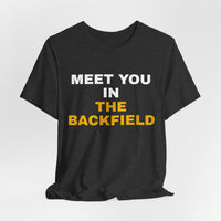 Thumbnail for Meet You In The Backfield — Football T-Shirt