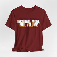 Thumbnail for Baseball Mom, Full Volume — Baseball T-Shirt