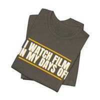 Thumbnail for I Watch Film On My Days Off — Basketball T-Shirt