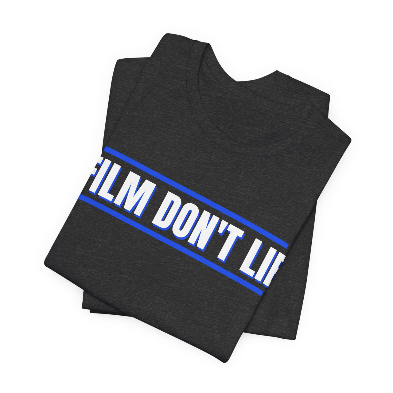 Film Don't Lie (Royal / Gray) — Football T-Shirt