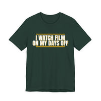Thumbnail for I Watch Film On My Days Off — Basketball T-Shirt