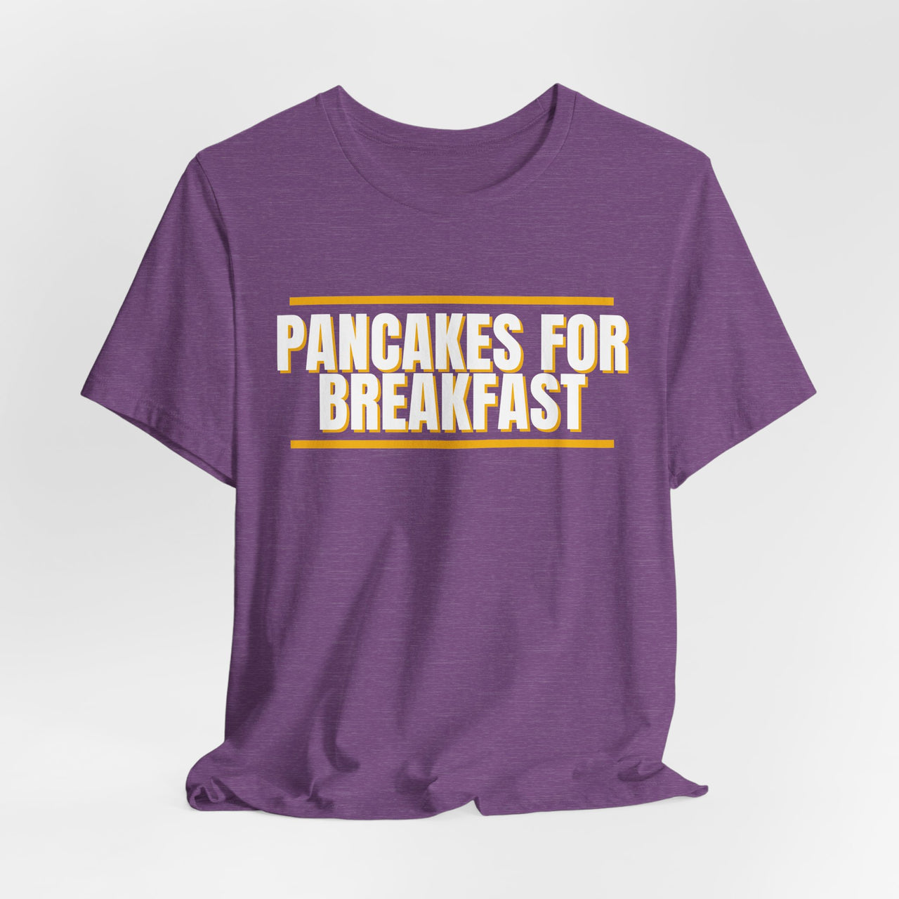 Pancakes For Breakfast — Football T-Shirt