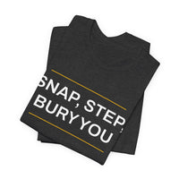 Thumbnail for Snap, Step, Bury You — Football T-Shirt