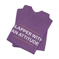 Thumbnail for Slapper With An Attitude — Softball T-Shirt