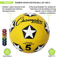 Thumbnail for RUBBER COVER SOCCER BALL SET