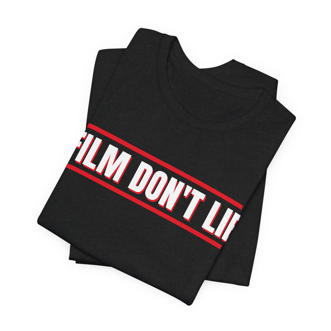 Film Don't Lie (Red / Black) — Football T-Shirt