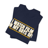 Thumbnail for I Watch Film On My Days Off — Basketball T-Shirt