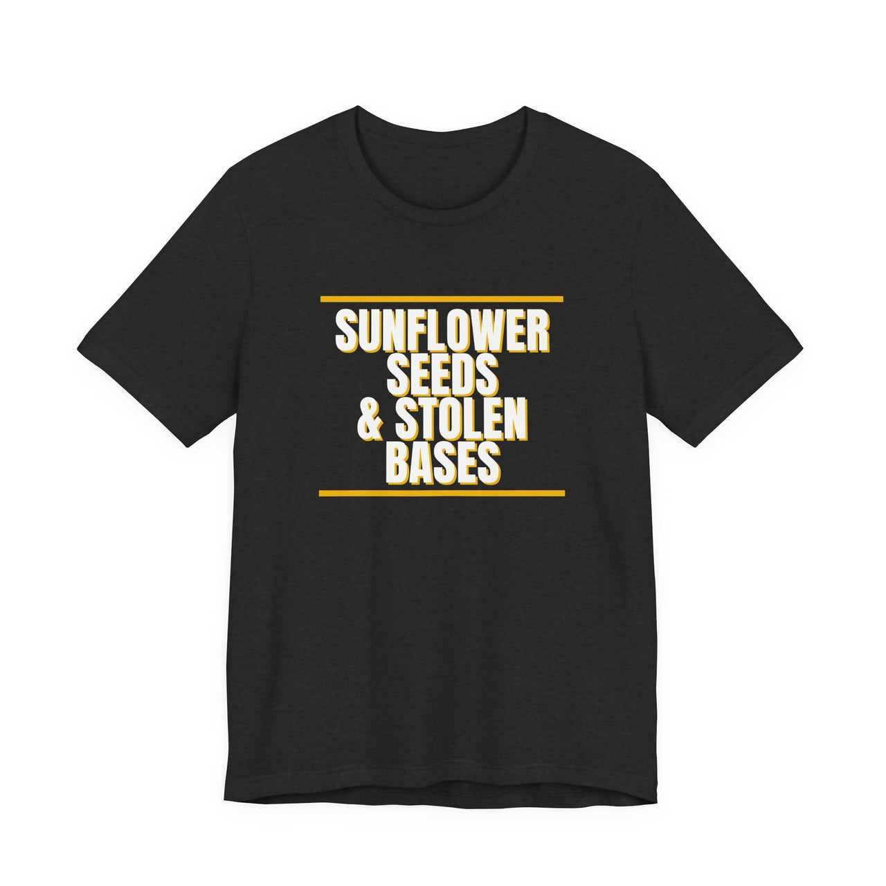 Sunflower Seeds & Stolen Bases — Baseball T-Shirt