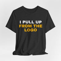 Thumbnail for I Pull Up From The Logo — Basketball T-Shirt