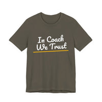 Thumbnail for In Coach We Trust — Football T-Shirt