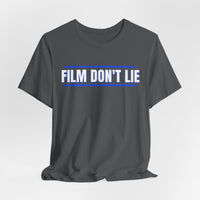 Thumbnail for Film Don't Lie (Royal / Gray) — Football T-Shirt