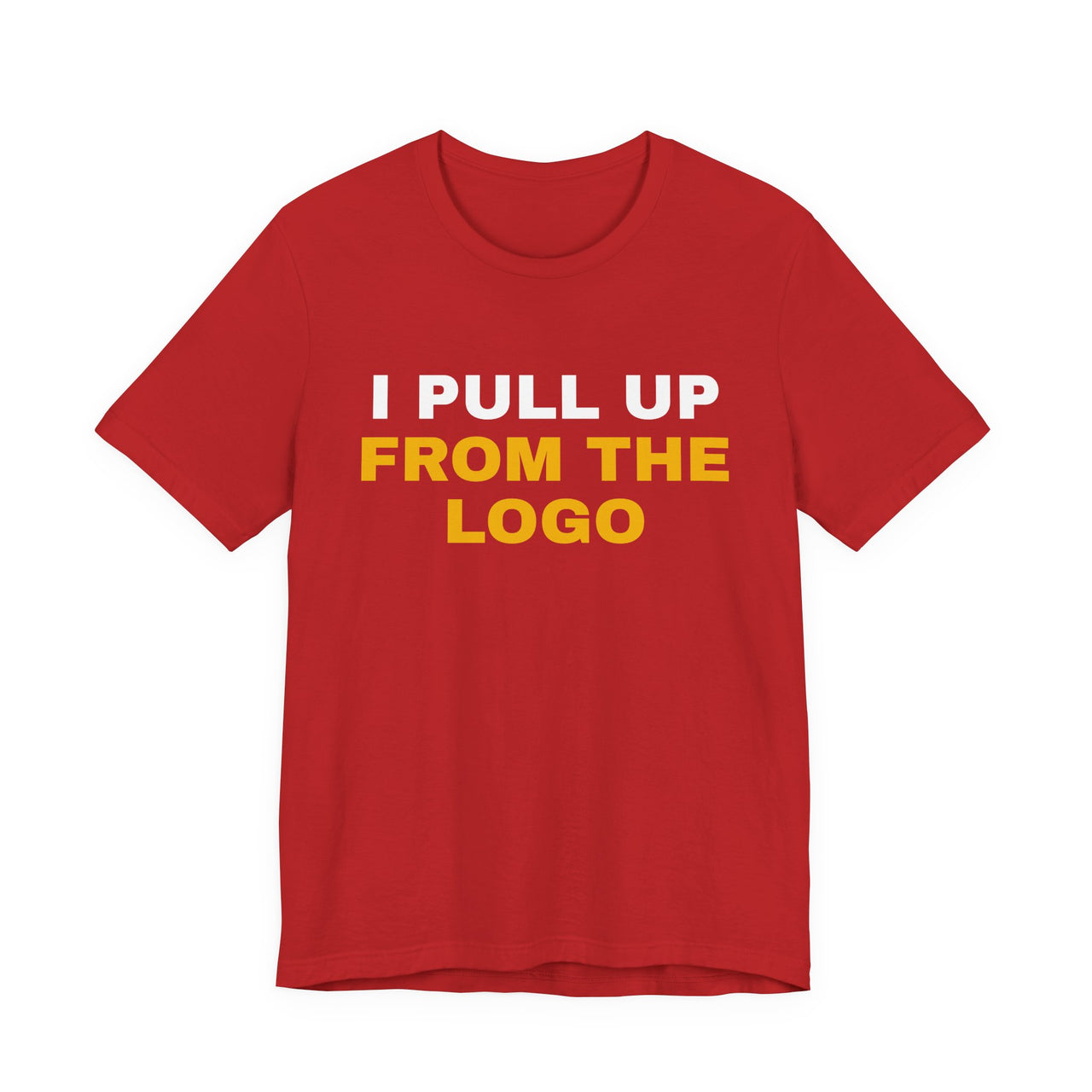 I Pull Up From The Logo — Basketball T-Shirt