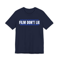 Thumbnail for Film Don't Lie (Royal / Gray) — Football T-Shirt
