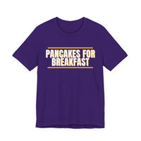 Thumbnail for Pancakes For Breakfast — Football T-Shirt