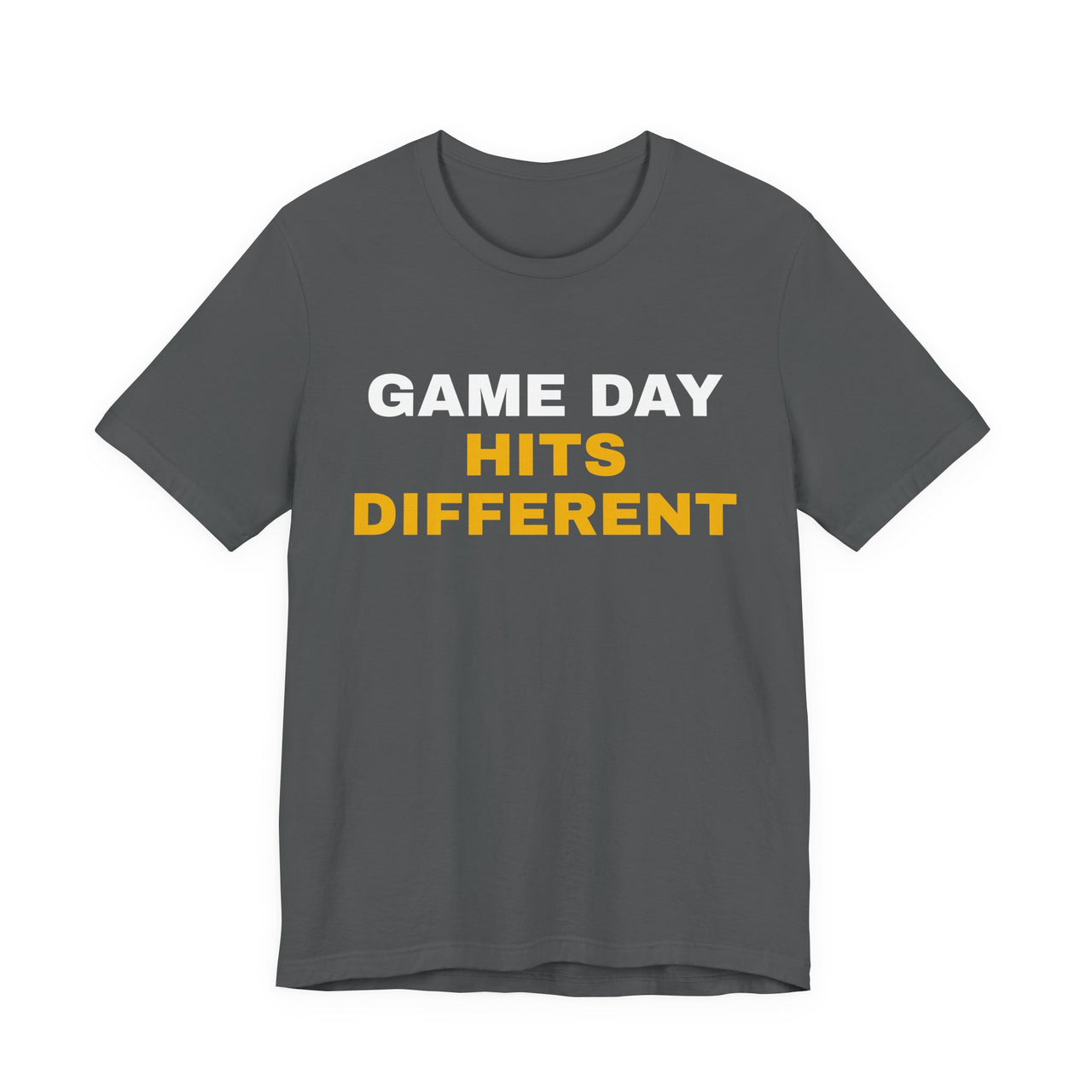 Game Day Hits Different — Football T-Shirt
